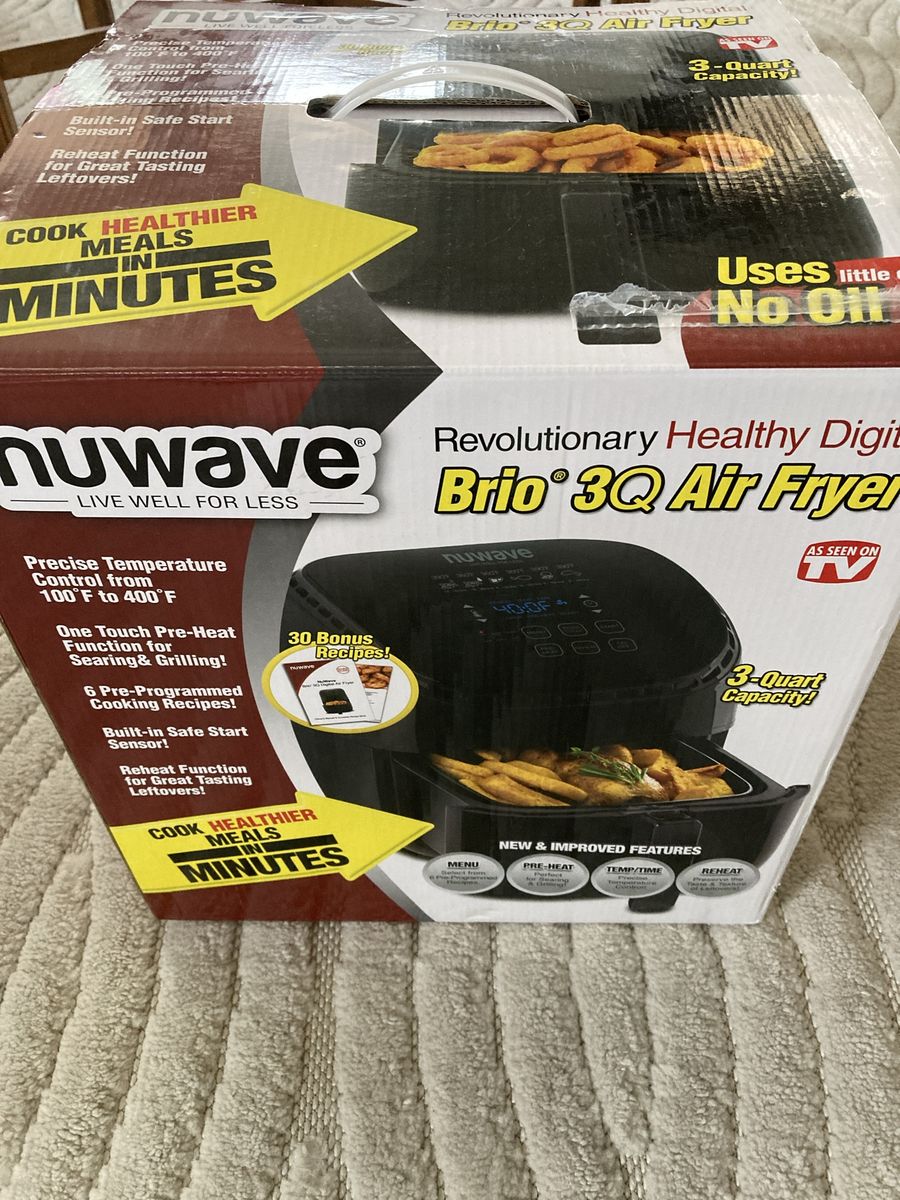 NUWAVE BRIO 3Q AIR FRYER