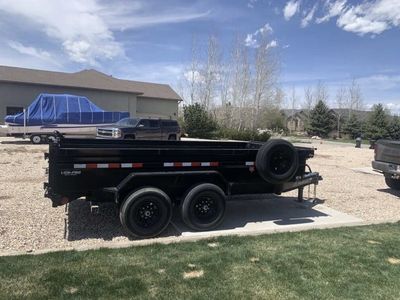 2022 PJ Low-Pro Dump Trailer - Tandem Axle, Includes Ramps & Spare Tire