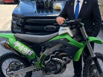 Kawasaki KX450F Dirt Bike - Fresh Top End, Rekluse Clutch, FMF Exhaust