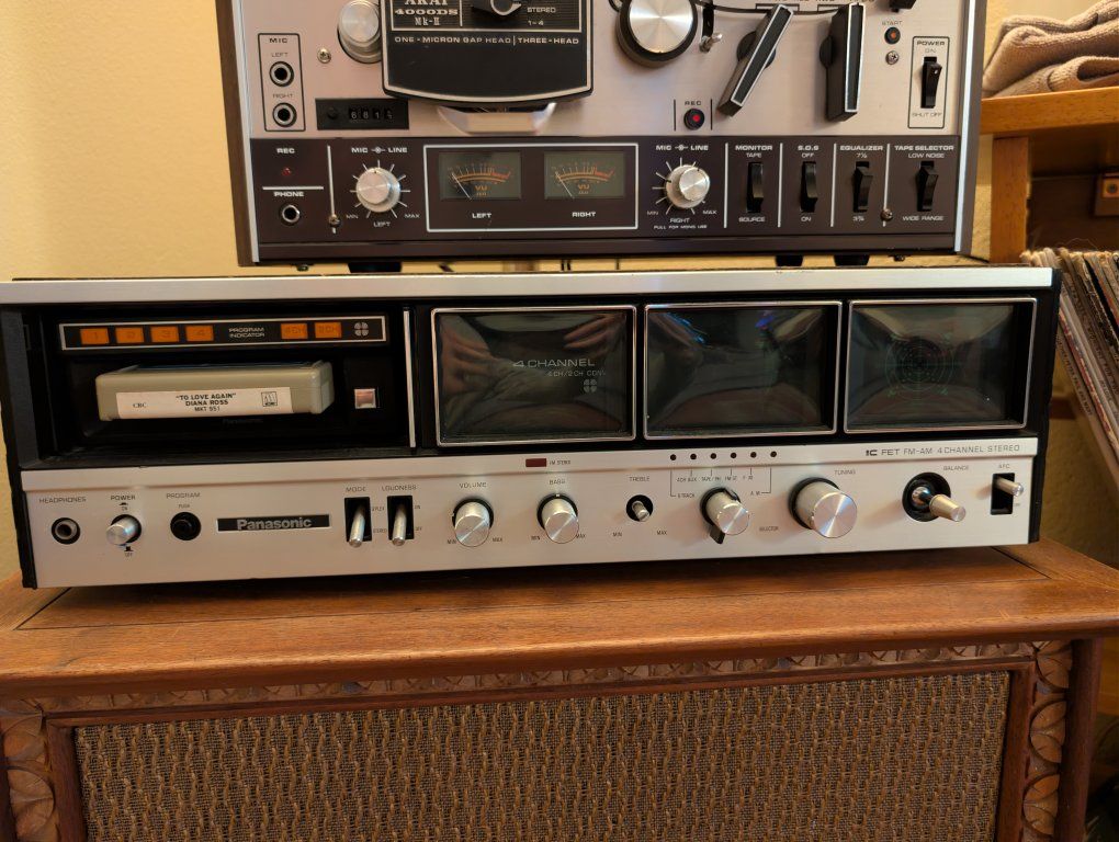 Panasonic Quad 8 track player