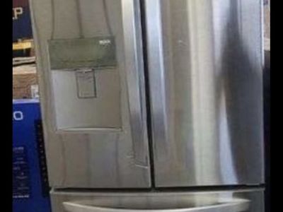 LG 22 cu. ft. French Door Refrigerator with Water Dispenser - Stainless Steel, 30-inch