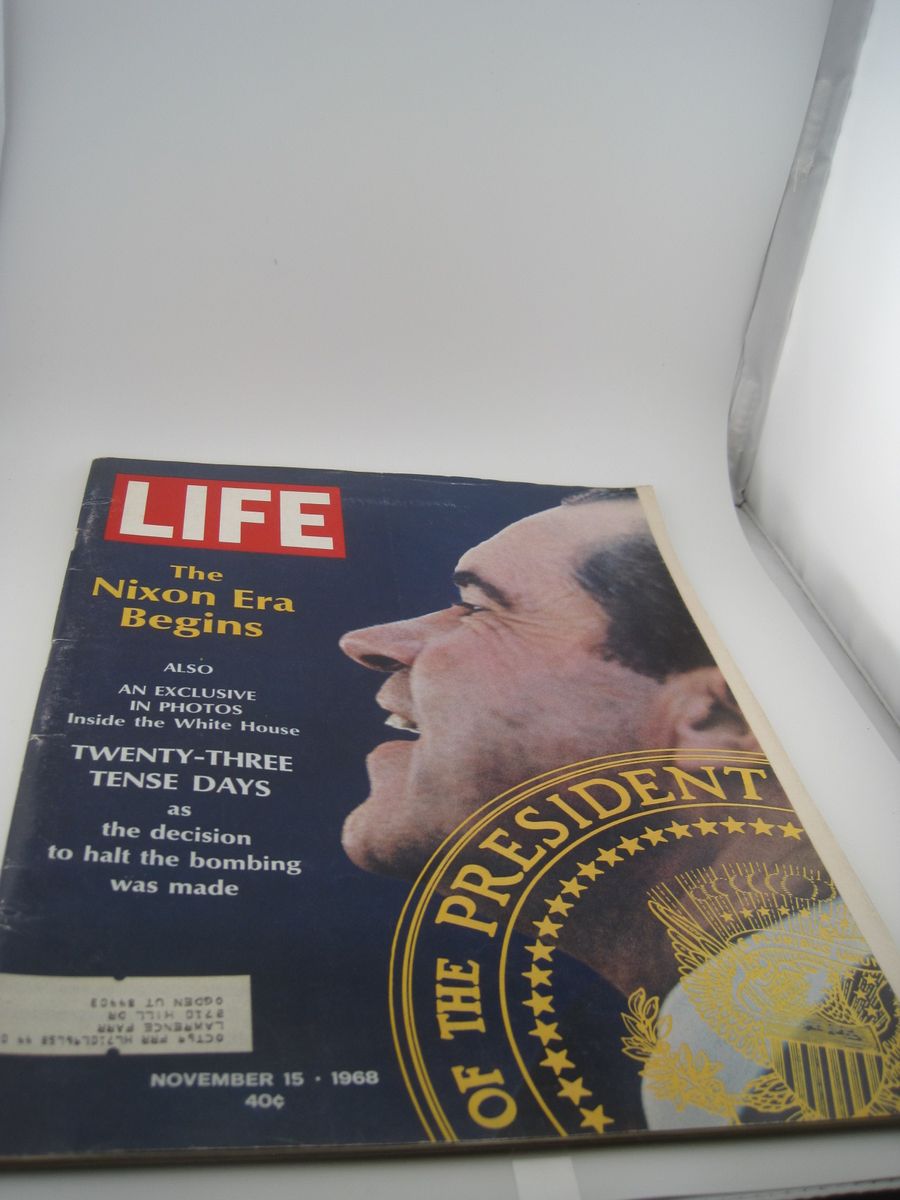 Life Magazine November 15, 1968 The Richard Nixon Era Begins (Exclusive Photos)