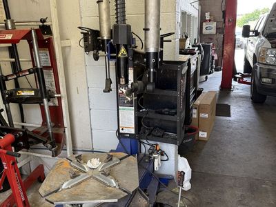 Tire machine