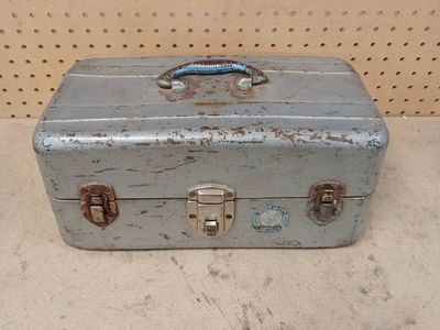 Vintage fishing tackle box