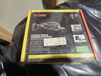 CURT 56070 7-Foot Custom Wiring Harness Extension for Full-Sized Pickups