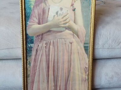 Pompeian Beauty framed panel