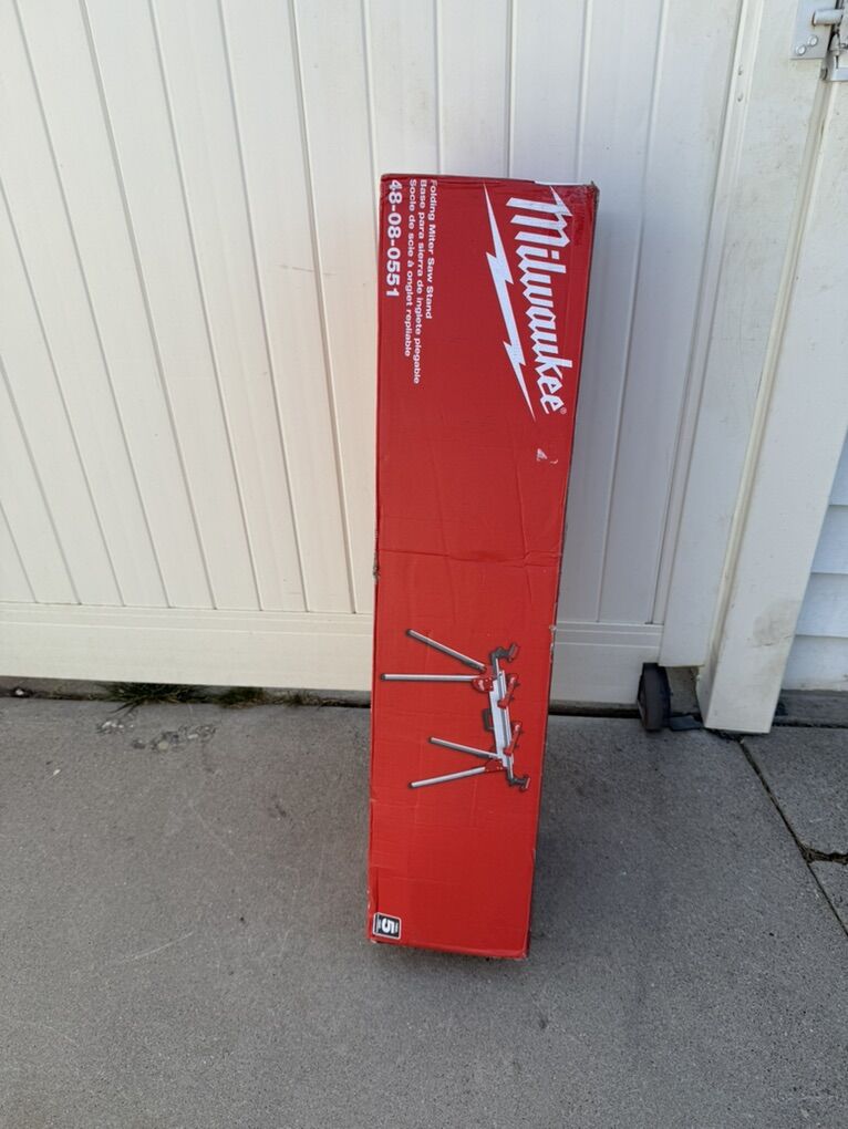 New Milwaukee Folding Saw Stand