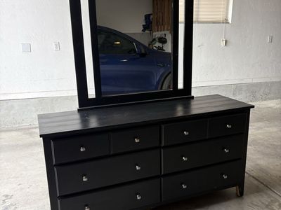 Dresser with mirror