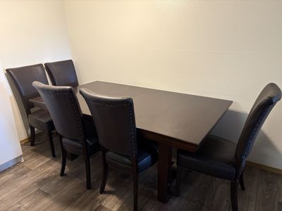 Table and chairs