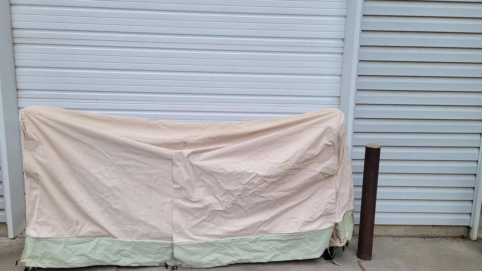 Veranda Patio 8' Firewood Log Rack Cover 