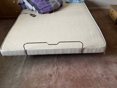 Adjustable Queen size bed Craftmatic frame only