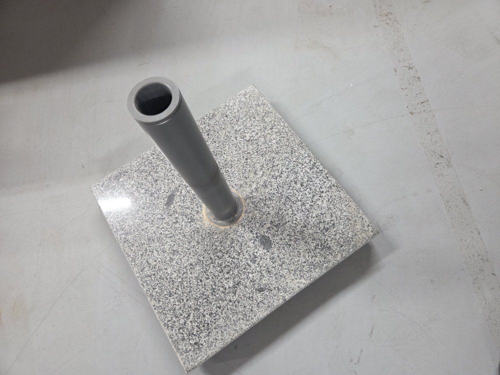 Patio umbrella with Granite base.
