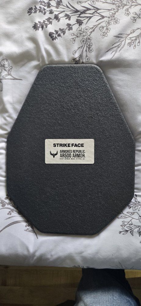 AR500 Armor Level III+ 11x14 FragLock Plate — Unused