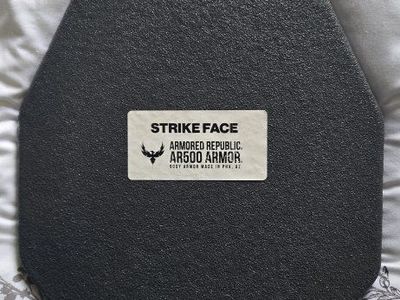 AR500 Armor Level III+ 11x14 FragLock Plate — Unused
