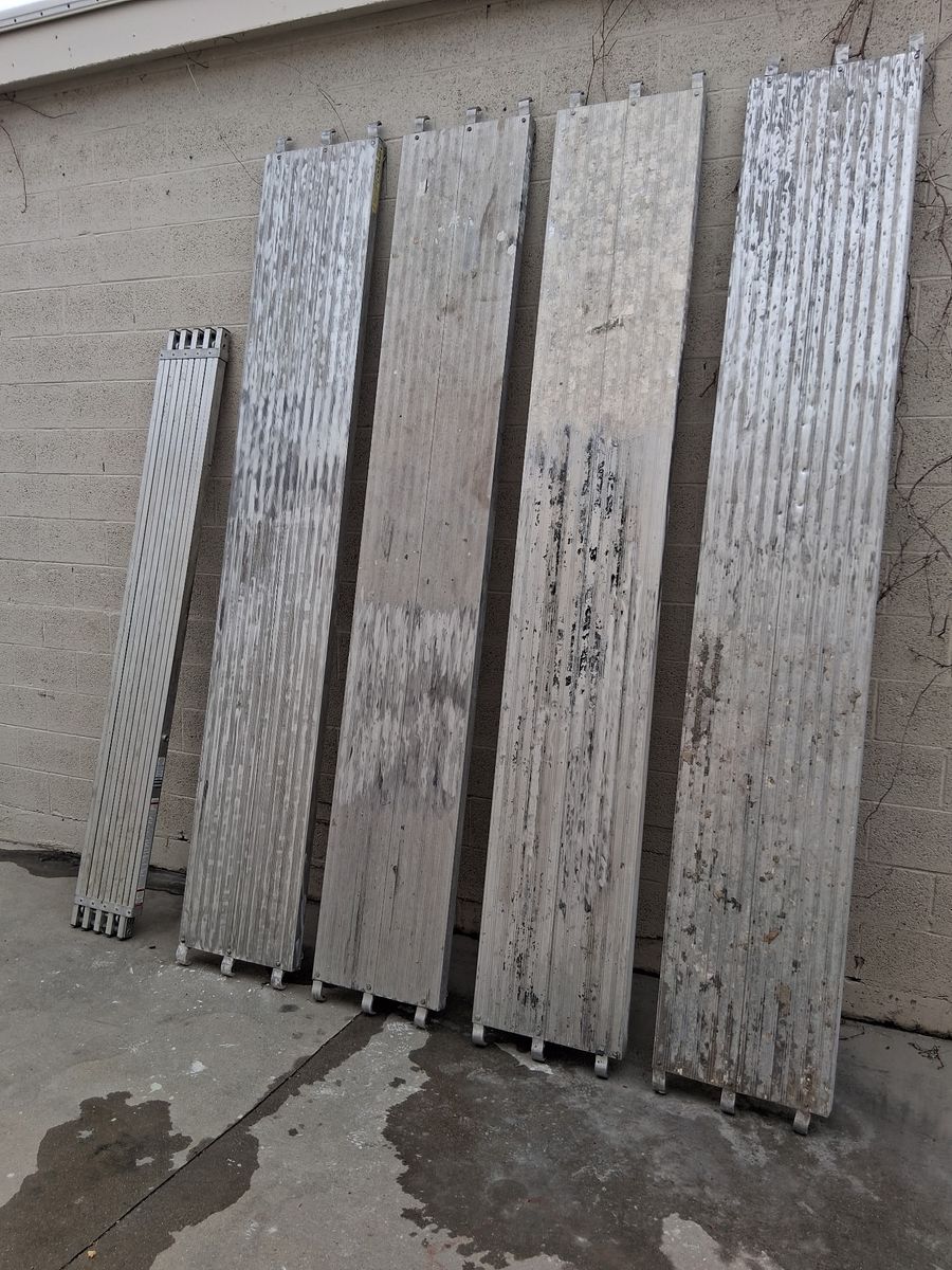 ALUMINUM SCAFFELING PLANKS $125 O.B.O.