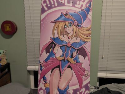 Bear Walker x Yu-Gi-Oh! Dark Magician Girl Skateboard Deck - Collectible Art Board