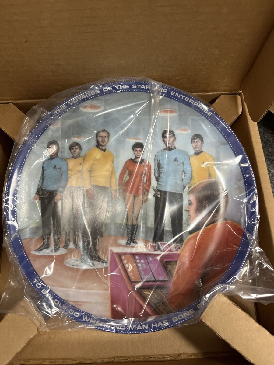 Star Trek Beam Us Down Scotty Plate