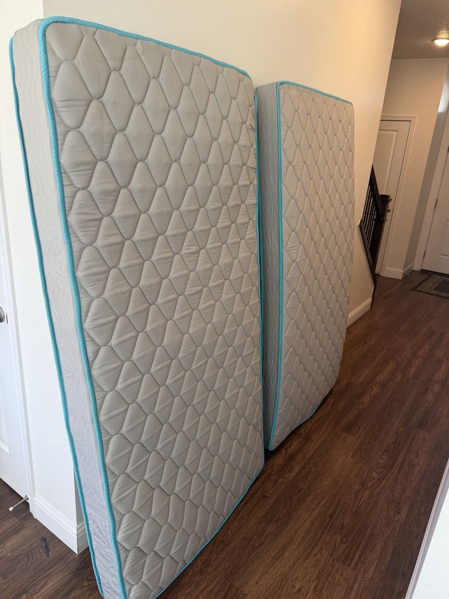 Twin bed mattresses set of 2