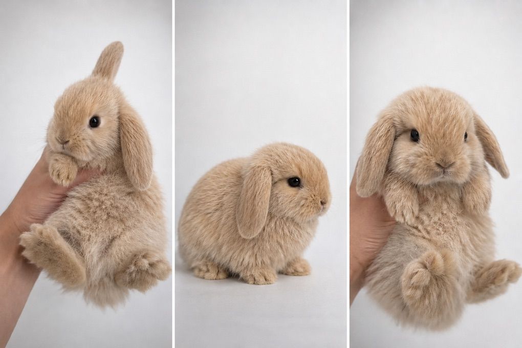 Purebred Holland Lop Baby Bunny Rabbit