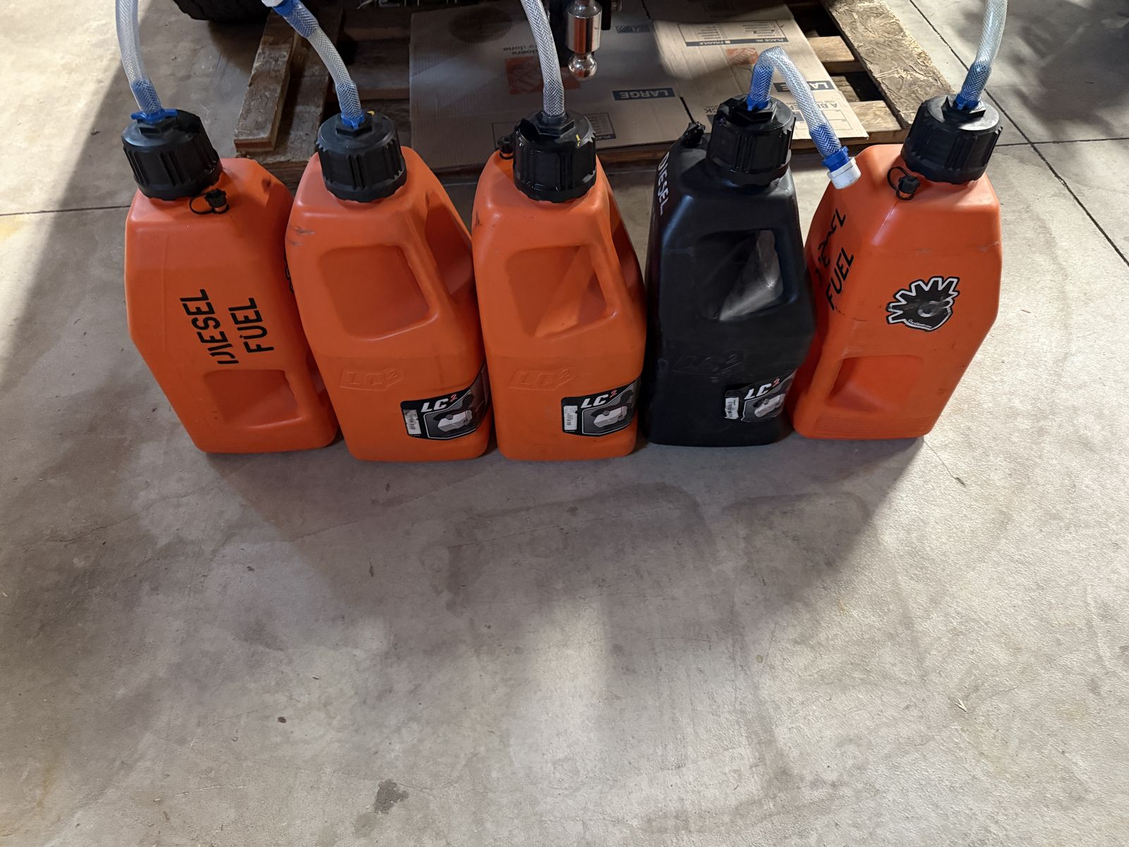 Used LC2 gas cans 