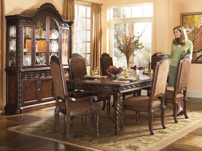 Ashley North Shore Dining Set – Seats 12