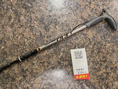 LEKI Wanderfreund AS Telescoping Walking Cane and Hiking Pole - new, never used.