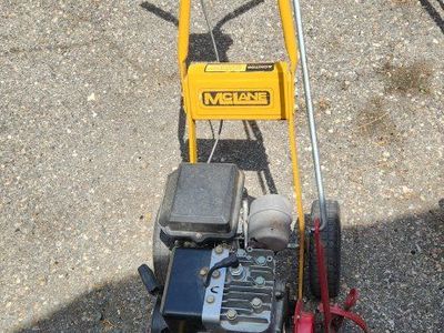 McLANE Gas-Powered Lawn Edger - 3.5 HP Briggs & Stratton Engine - Yellow/Red