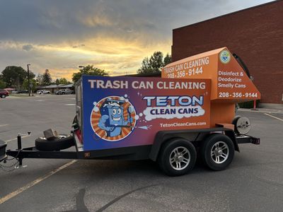 2019 sb2 trash can cleaning trailer