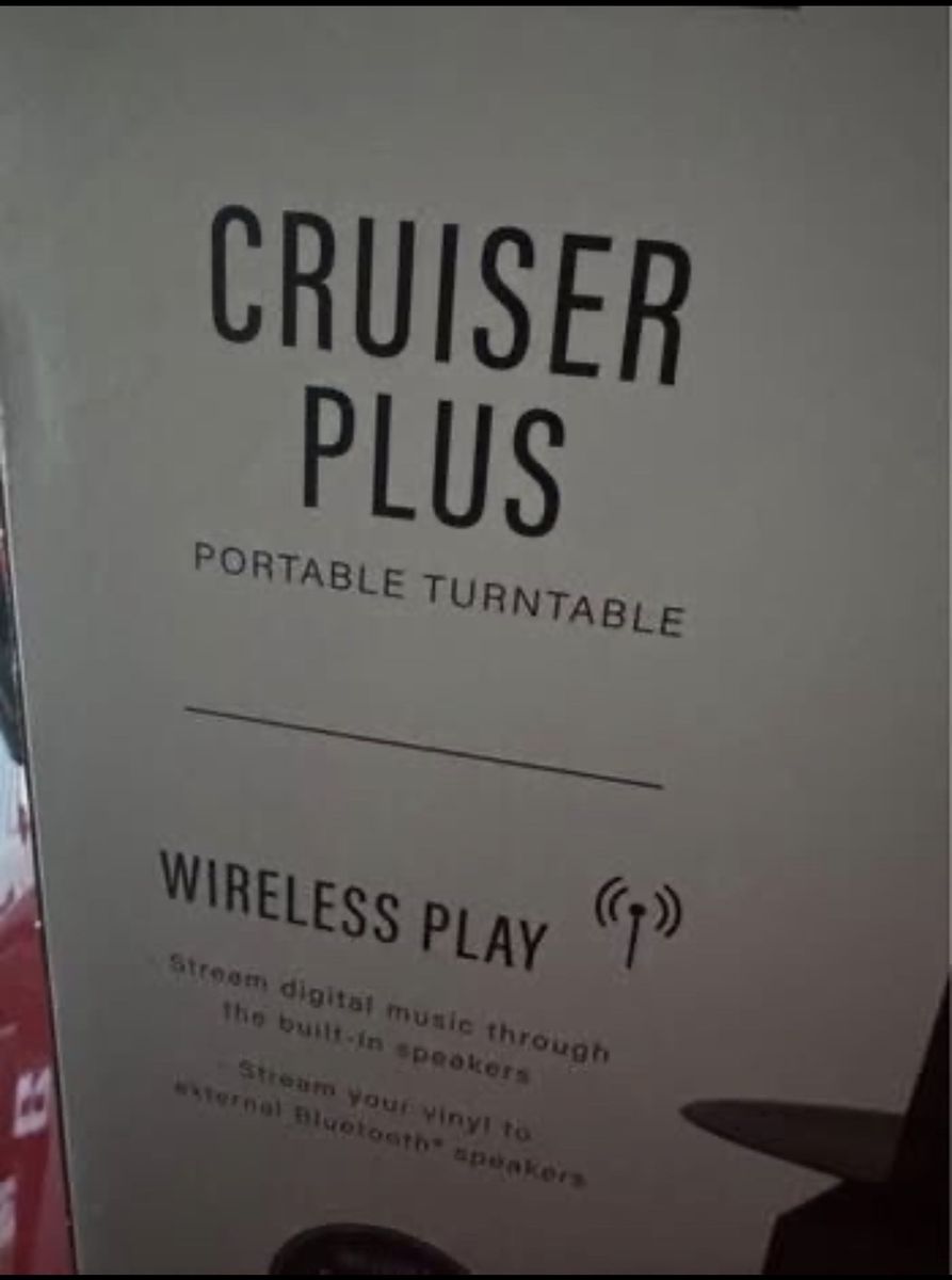 Crosley Cruiser Plus Turntable Portable Bluetooth