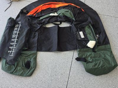 Hodgman Neoprene Fishing Waders with Caddis Wading Shoes & Float Tube Carry-All Bag - Size 11