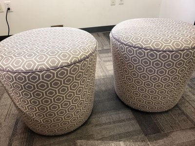 Decorative Swivel Stool Set