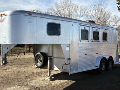 Sooner 3 horse aluminum gooseneck