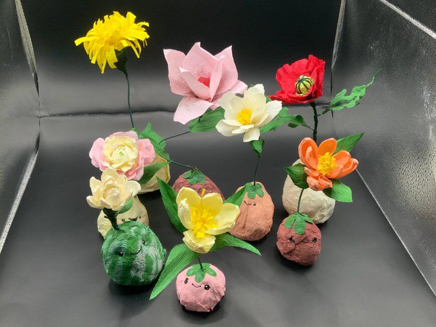 $10 handmade flower buddies