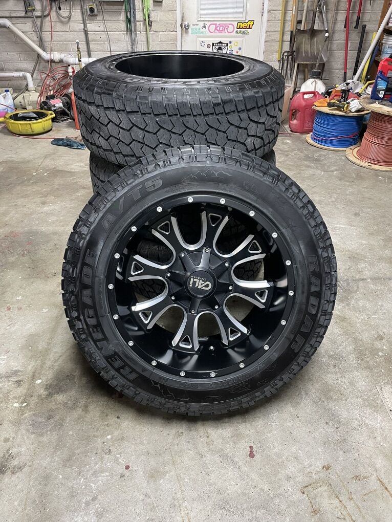 22x12 Cali off-road wheels and tires