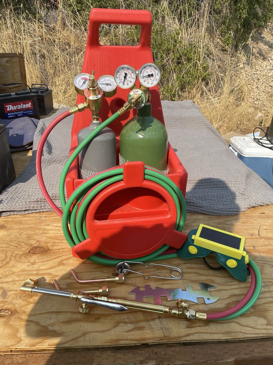 Oxyacetylene Tanks and Torch Brand New