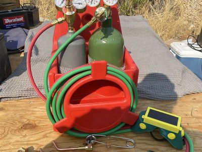 Oxyacetylene Tanks and Torch Brand New