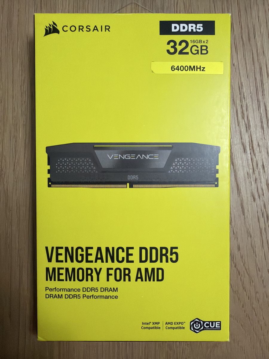 Corsair Vengeance DDR5 32GB (2x16GB) 6400MHz RAM, Unused
