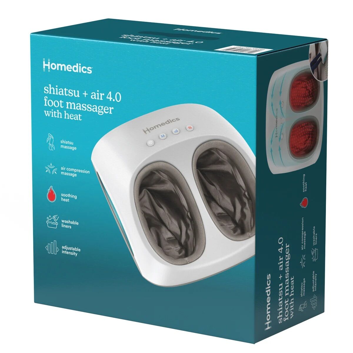 Homedics FMS-347HJ Shiatsu Air 4.0 Heated Foot Massager 1757914 #99849