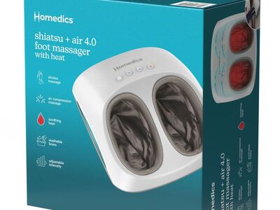 Homedics FMS-347HJ Shiatsu Air 4.0 Heated Foot Massager 1757914 #99849