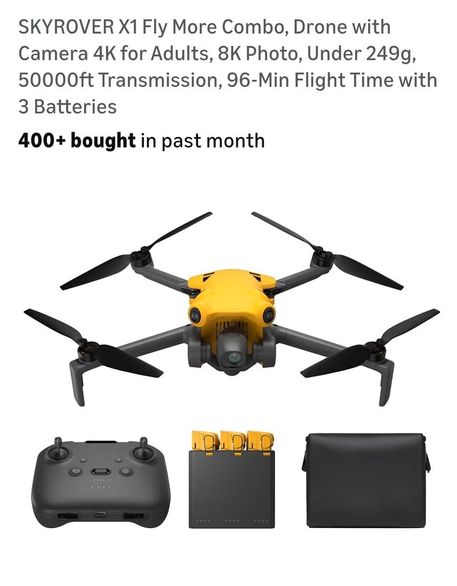 2 SKYROVER X1 drones NEW IN BOX