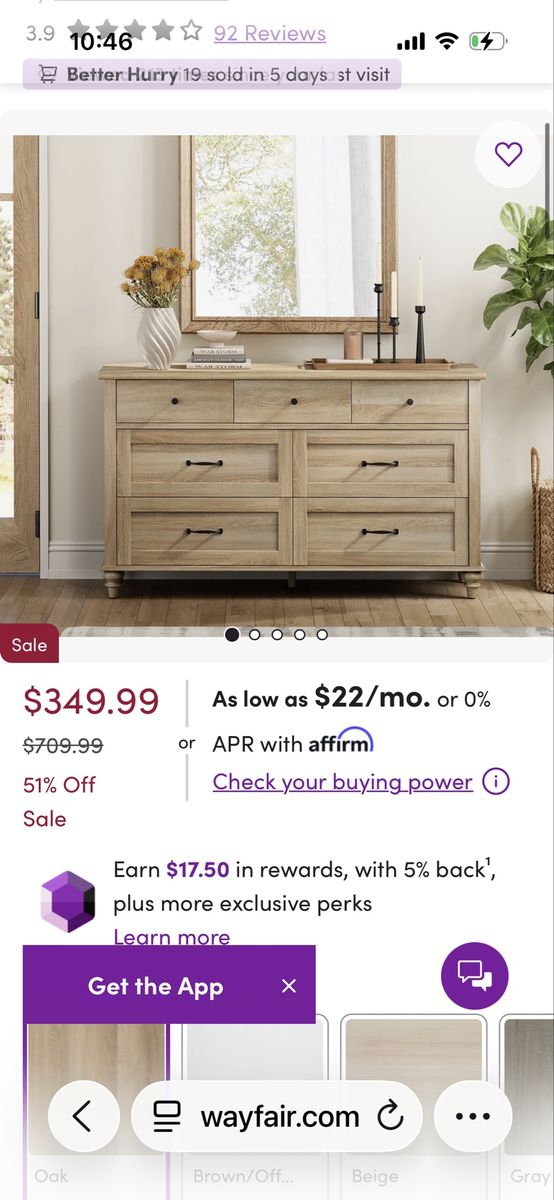 Dressers (2) / Nightstands (2)