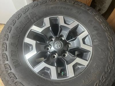 2022 Tacoma Wheels w/ 265 Goodyear Territory All-Terrain Tires (17" Wheels)