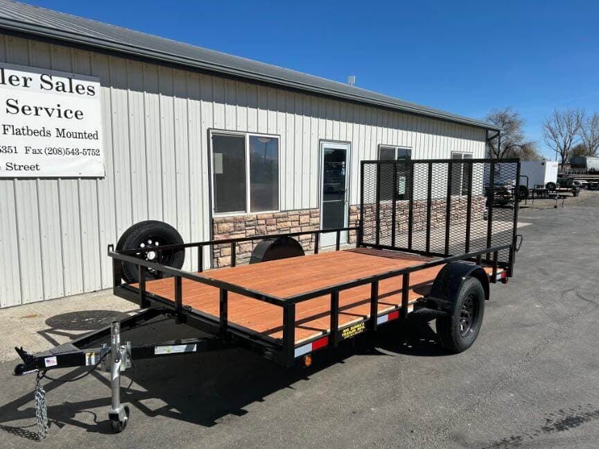 2026 Big Bubba's Trailers 7x12' 4' Single Axle Utility Trailer - Package 4