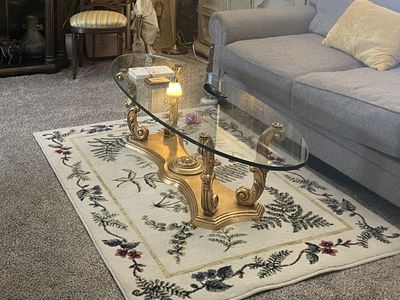 Beautiful sofa table/ display case and coffee table