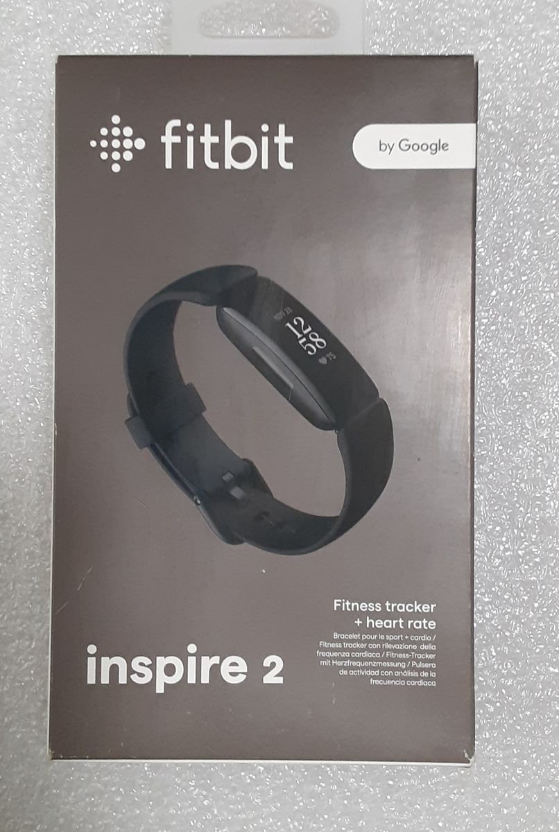 New Fitbit Inspire 2 Health and Fitness Tracker - 24/7 Heart Rate - Android -  Memory Storage Capacity - 6400 MB