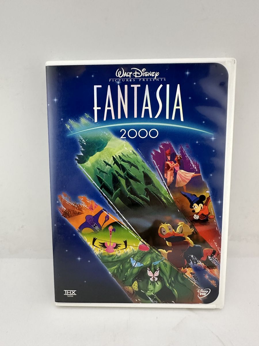 Disney Fantasia 2000 DVD 2000 THX Complete w/ Booklet Tested NTSC