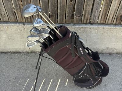 Men’s Callaway king snake Ogio golf clubs set