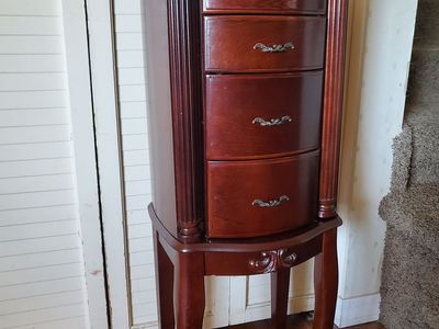 Jewelry Armoir storage, 5 drawers