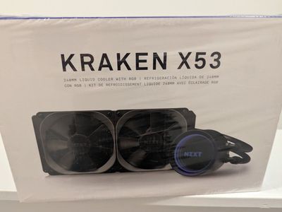NEW Sealed NZXT Kraken X53 240mm RGB Liquid CPU Cooler