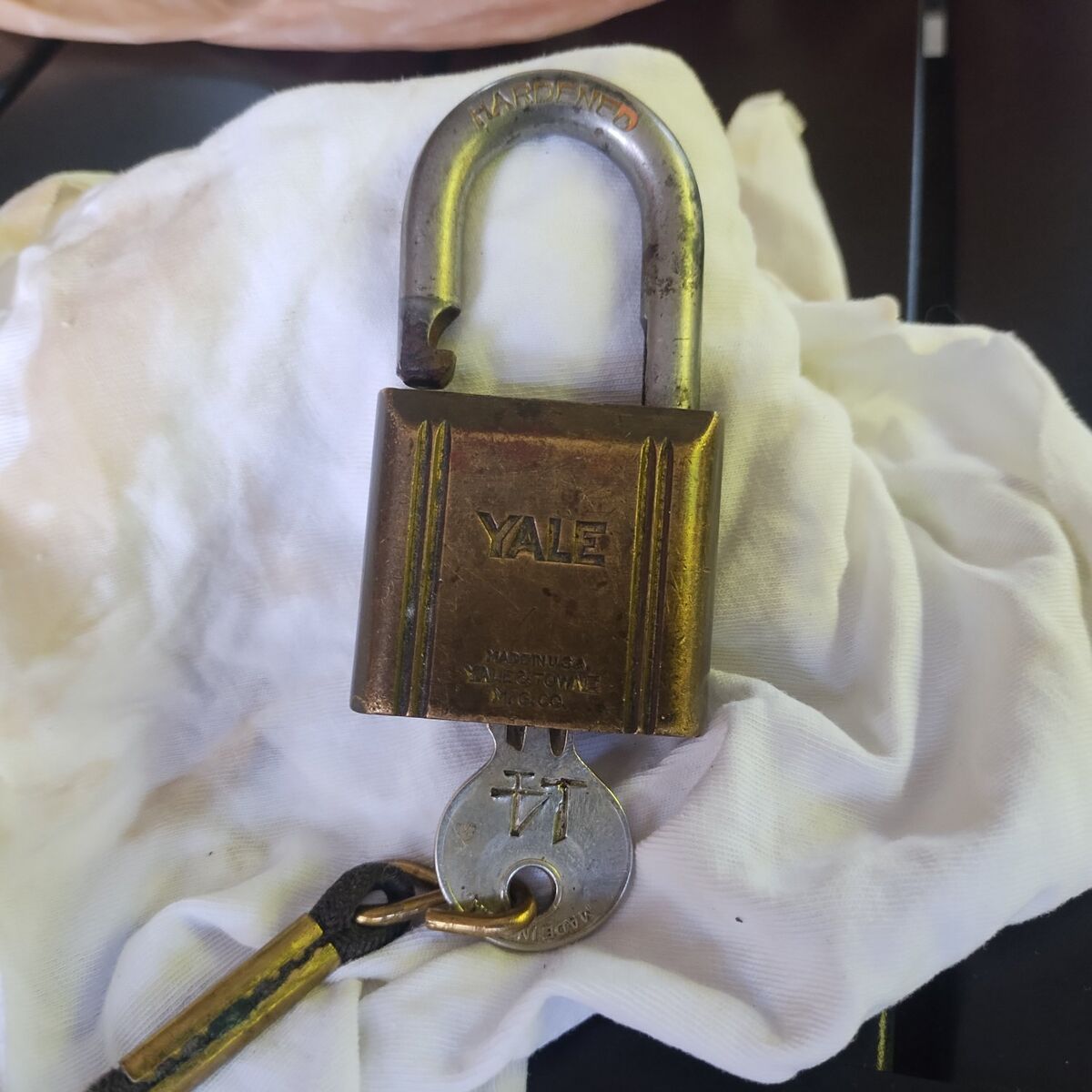 Brass Yale Pad Lock